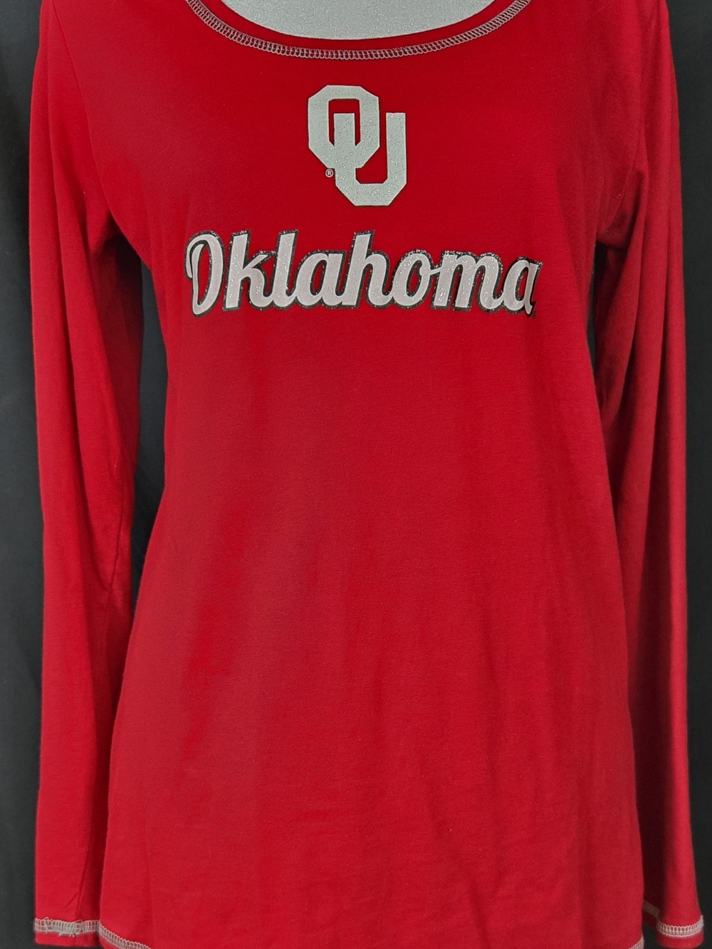 Oklahoma Red Long-Sleeve Women’s Top#712